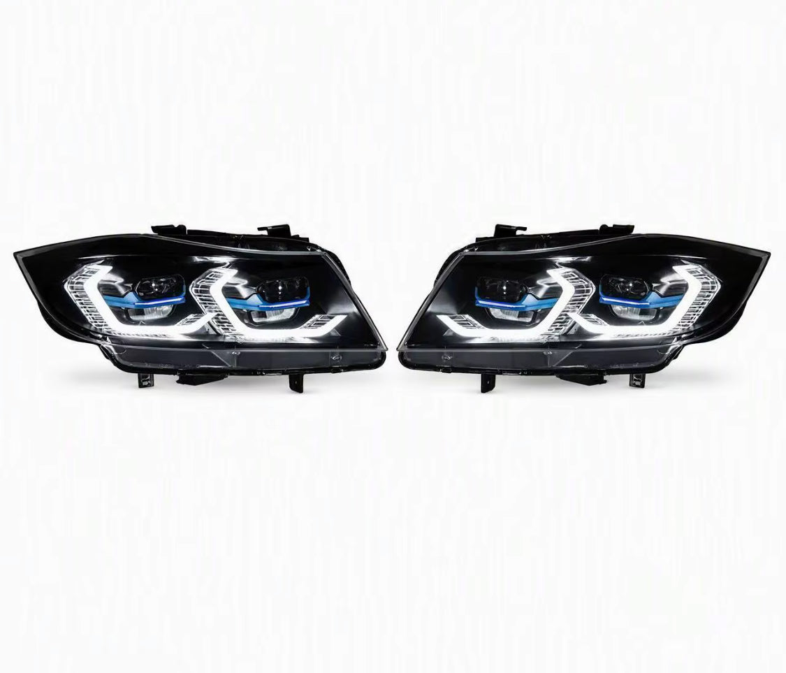 LED headlight for BMW 3 Series E90 E91 2005-2012, fits 320i, 325i, 335i.